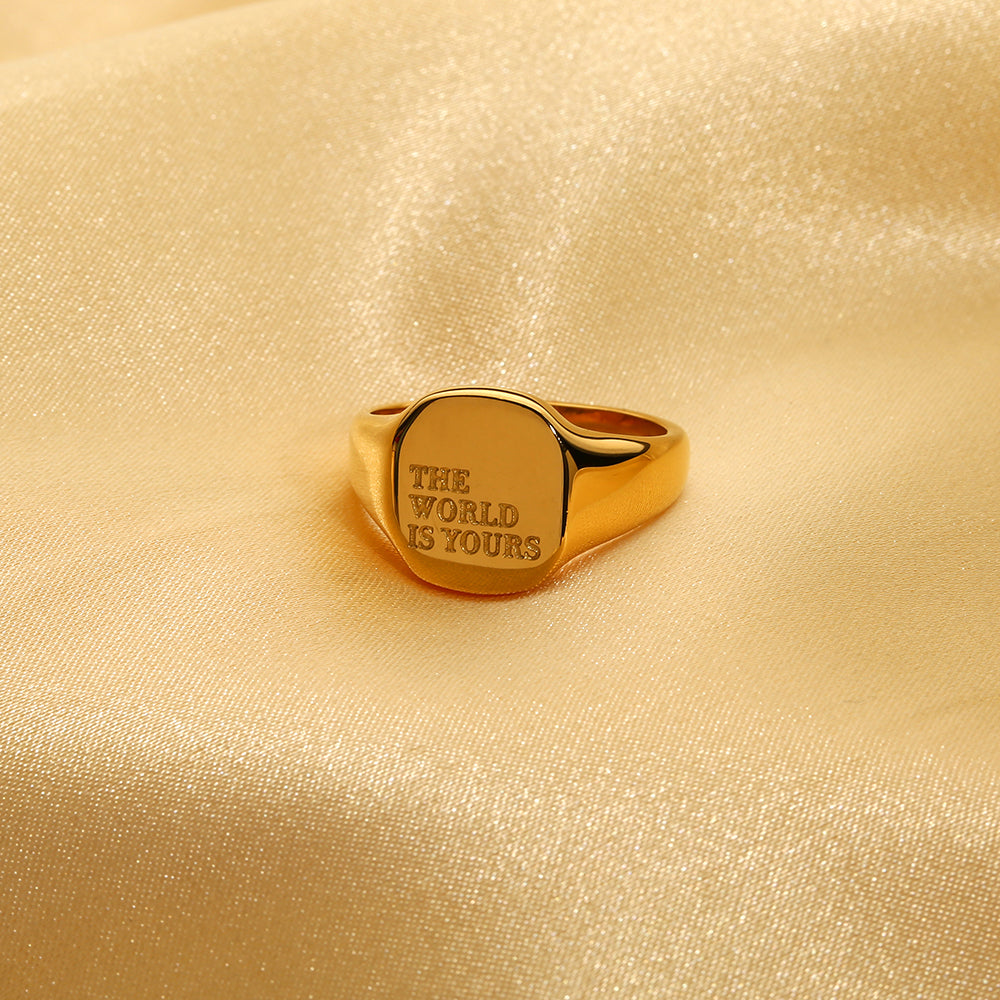 The World Is Yours Ring