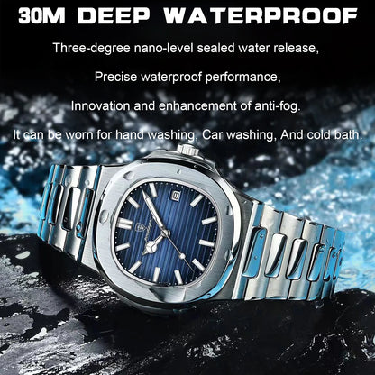 Luxury White Quartz Watch