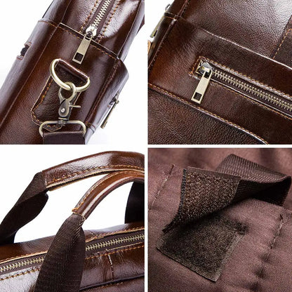 Shelby Leather Briefcase