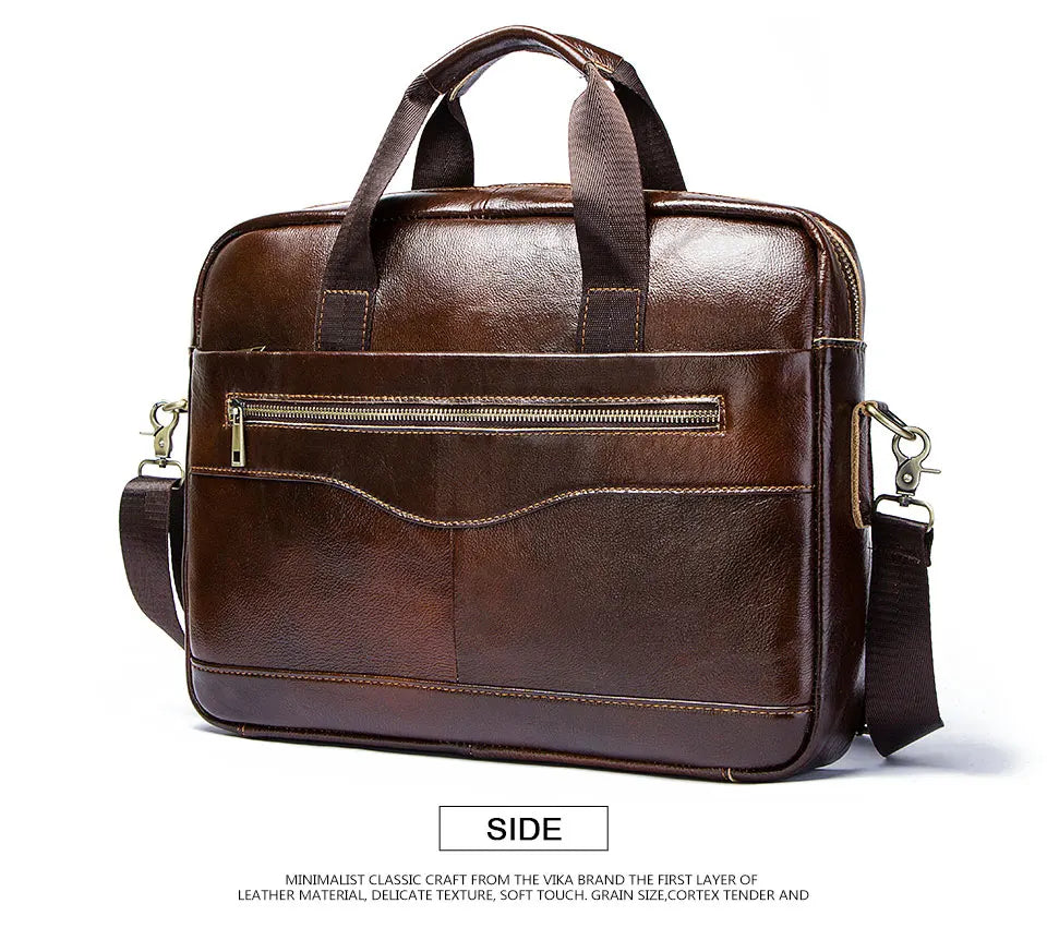 Shelby Leather Briefcase